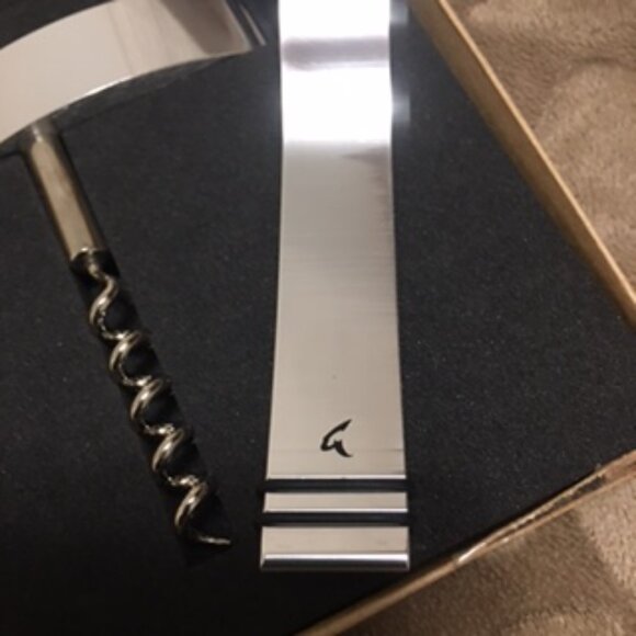 NEW Stainless Steel Cork Screw and Bottle Opener Set  Unique Design  GREAT GIFT - Picture 8 of 10